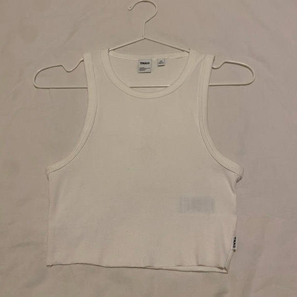 Aritzia TNA Ribbed Cropped Racer Tank - Picture 7 of 8